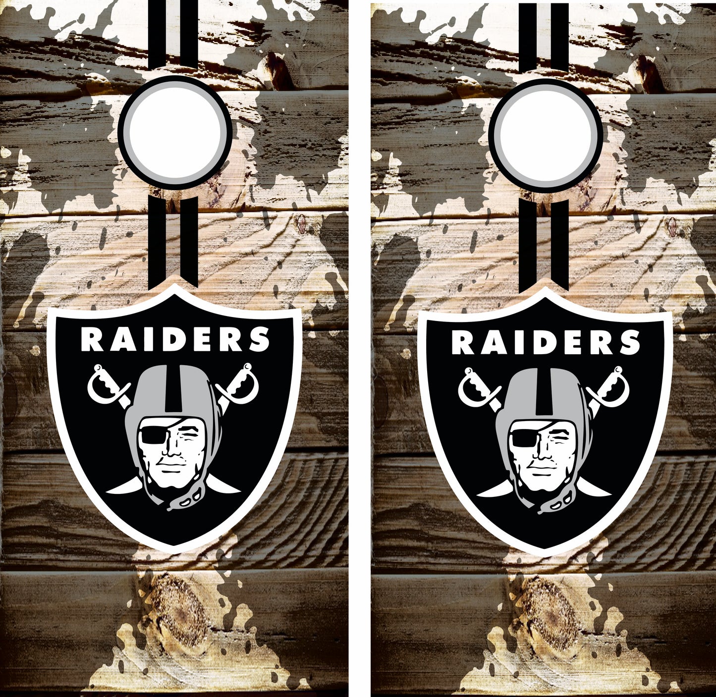 Raiders Wrap Skin Board Cornhole NFL Sports Vynil Decal Decor